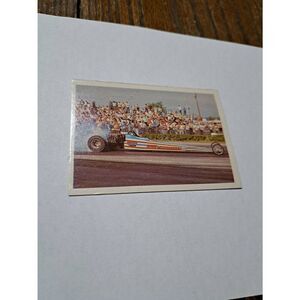1971 Duane Ongs Torque Pawnbroker Top Fuel Dragster AHRA Fleer Drag Champs Card